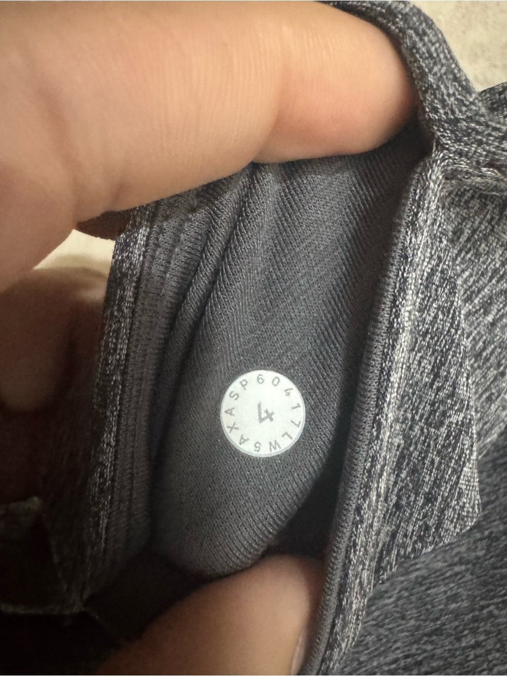 lululemon athletica Heather Gray High-Rise Leggings - Picture 5 of 5